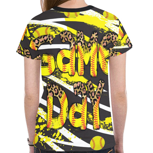 Softball Game Day All over print tee