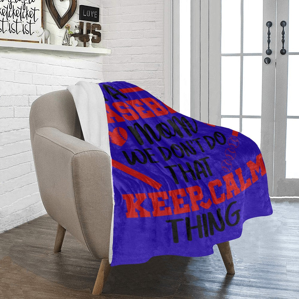 Baseball Mom Blanket