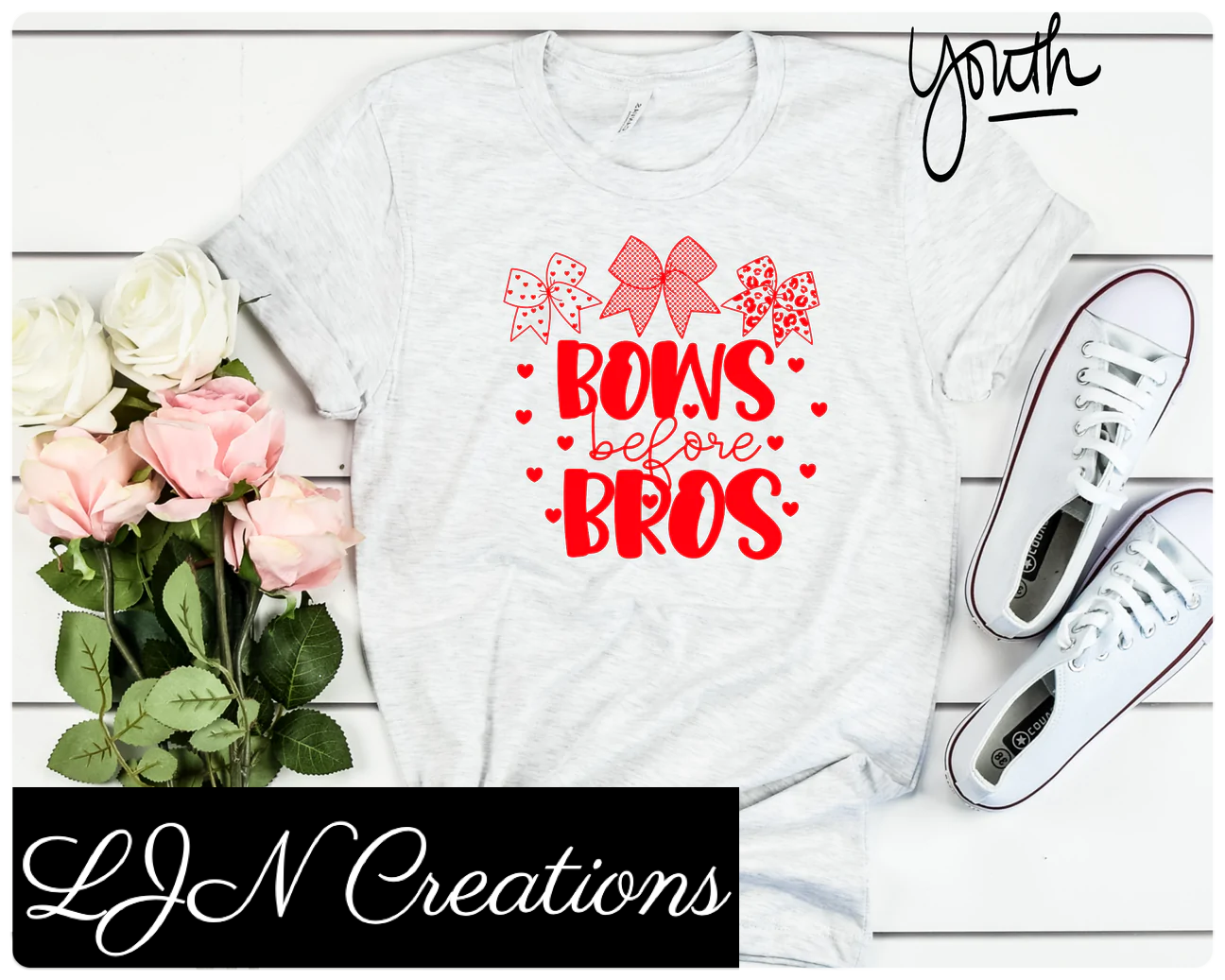 Bows before Bros Youth Tee