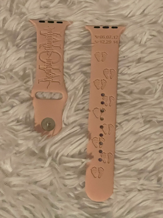 Engraved Watch Band