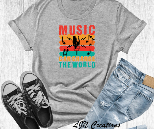 Music Can Change the World Tee