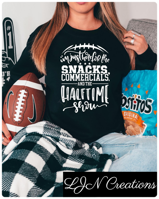 I’m just here for the snacks tee